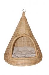 SILVIO DESIGN Hängekorb Sammy ca. 45 x 45 x 55 cm, beige 