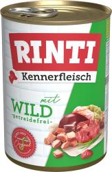 RINTI KENNERFLEISCH mit Wild für Hunde 24 x 400 g 