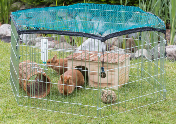 TRIXIE Freilaufgehege mit Schutznetz 