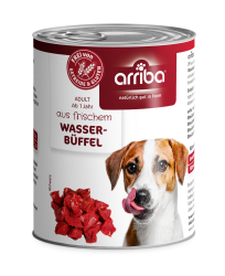 arriba mit Wasserbüffel für Hunde 6 x 800 g 