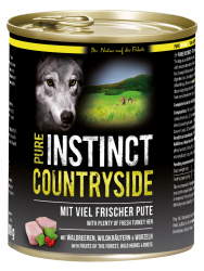 PURE INSTINCT COUNTRYSIDE mit Pute für Hunde 6 x 800 g 