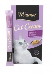 Miamor Cat Cream MALT, CHEESE 6 x 15 g 