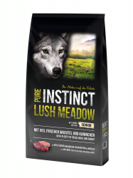 PURE INSTINCT LUSH MEADOW Senior mit Wachtel, Kaninchen 12 kg 