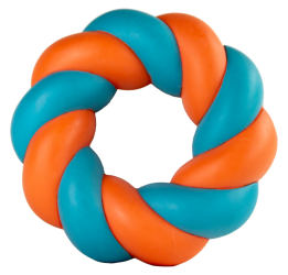 azoona® Hundespielzeug Twist Ring ca. 11cm 