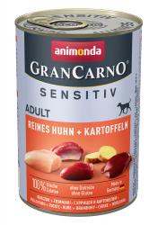 animonda GranCarno Sensitiv 6x400g Dose mit Huhn und Kartoffeln 