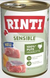 RINTI SENSIBLE mit Pute, Karotte für Hunde 12 x 400 g 