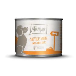 MjAMjAM mit Huhn, Ente für Hunde 6 x 200 g 