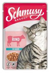 Schmusy Ragout mit Rind in Sauce für Katzen 22 x 100 g 