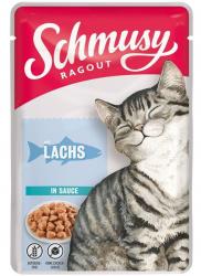Schmusy Ragout mit Lachs in Sauce für Katzen 22 x 100 g 