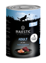 MAJESTIC mit Seefisch und Rind für Katzen 6 x 400 g 
