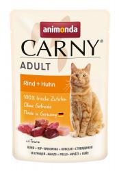 animonda CARNY mit Rind, Huhn für Katzen 12 x 85 g 