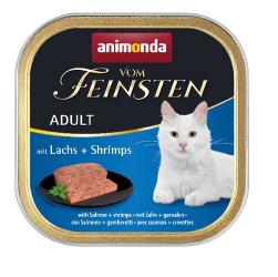 animonda VOM FEINSTEN mit Lachs, Shrimps für Katzen 32 x 100 g 