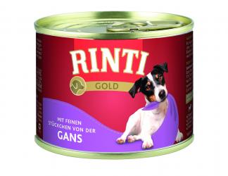 RINTI GOLD mit Gans für Hunde 12 x 185 g 