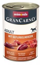 animonda GRANCARNO mit Geflügelherzen für Hunde 6 x 400 g 