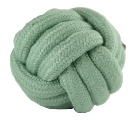 azoona® Hundespielzeug Tau-Ball 9 cm in mint 
