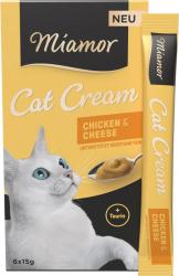 Miamor Cat Cream mit Chicken & Cheese 6 x 15 g 