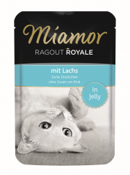 Miamor Ragout Royale mit Lachs in Jelly für Katzen 22 x 100 g 