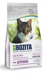 BOZITA Hair & Skin mit Lachs für Katzen 400 g 