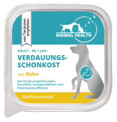 Animal Health Hund Adult Verdauungsschonkost 11x150g mit Huhn 