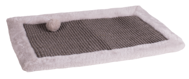 azoona® Sisal-Kratzteppich grau ca. 55x35cm 