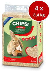 CHIPSI Super Einstreu 4x3,4kg 