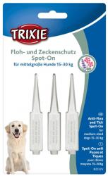 TRIXIE Floh- und Zeckenschutz Spot-On 3x3ml für mittlere Hunderassen 