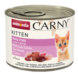 animonda CARNY Kitten mit Baby Paté 12 x 200 g 