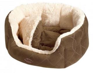 Nobby Hunde-Komfortbett Ceno 66x57x22cm in beige/braun 