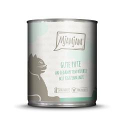MjAMjAM mit Pute, Kürbis für Katzen 6 x 800 g 