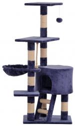 SILVIO DESIGN Kratzbaum Felina ca. 40 x 50 x 120 cm, blau-beige 