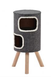 SILVIO DESIGN Katzenhaus Doubly ca. 46 x 74 cm, grau 