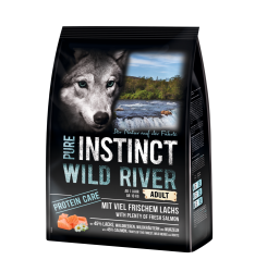 PURE INSTINCT WILD RIVER mit Lachs für Hunde 1 kg 