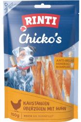 RINTI Chicko Kaustangen Klein Rinderhaut überzogen mit Huhn für Hunde 150 g 