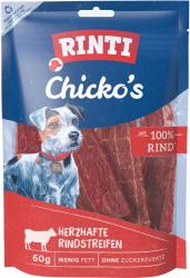 RINTI Chicko Herzhafte Rinderstreifen für Hunde 12 x 60 g 