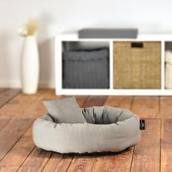 ROHRSCHNEIDER Kuschelinsel recycelt für Hunde Gr.2 ca. 68 x 18 cm, grau 