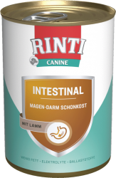 RINTI CANINE INTESTINAL MAGEN-DARM SCHONKOST mit Lamm für Hunde 12 x 400 g 