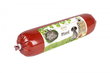 LandPartie Hundewurst mit Pferd 400 g 