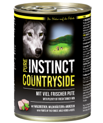 PURE INSTINCT COUNTRYSIDE mit Pute für Hunde 6 x 400 g 