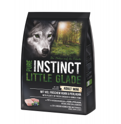 PURE INSTINCT LITTLE GLADE mit Huhn, Perlhuhn für Hunde 1 kg 