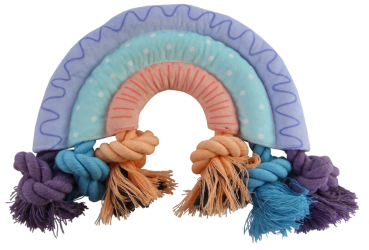 azoona® Hundespielzeug Regenbogen ca. 20cm 