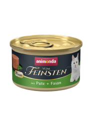 animonda VOM FEINSTEN mit Pute, Fasan für Katzen 12 x 85 g 