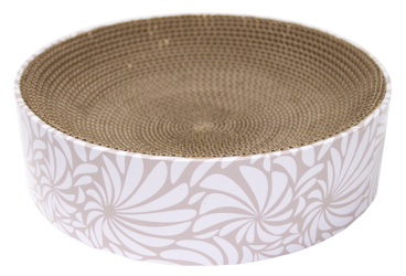 azoona Kratzpapp-Teller Swirls ca. 34 x 34 x 9,5 cm 