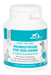 ANIMAL HEALTH Probiotikum für den Darm mit Milchsäurebakterien 120 Kapseln 