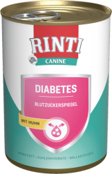 RINTI CANINE DIABETES mit Huhn für Hunde 12 x 400 g 