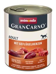 animonda GRANCARNO mit Geflügelherzen für Hunde 6 x 800 g 