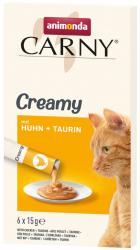 animonda CARNY Creamy mit Huhn, Taurin für Katzen 6 x 15 g 