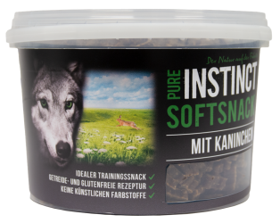 PURE INSTINCT Softsnack mit Kaninchen für Hunde 1,8 kg 