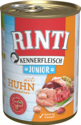 RINTI KENNERFLEISCH JUNIOR mit Huhn 12 x 400 g 