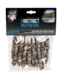 PURE INSTINCT Kaustange mit Weißfischhaut für Hunde 160 g 