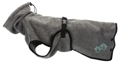 TRIXIE Bademantel für Hunde Größe S 